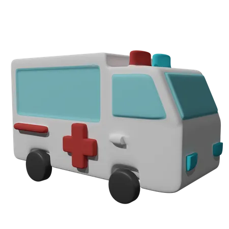 Ambulance  3D Icon