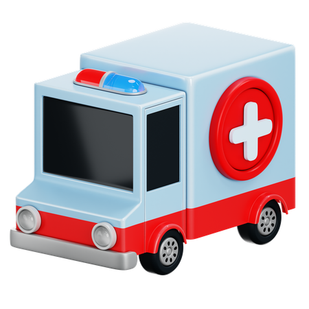 Ambulance  3D Icon