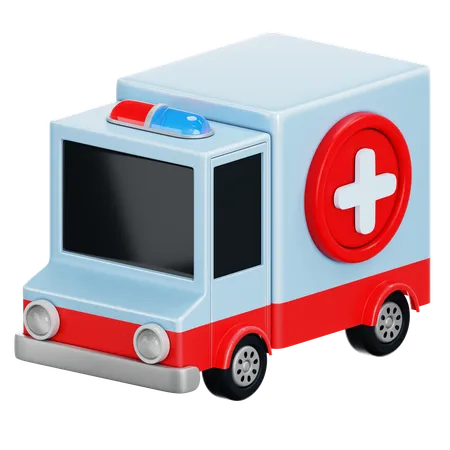 Ambulance  3D Icon