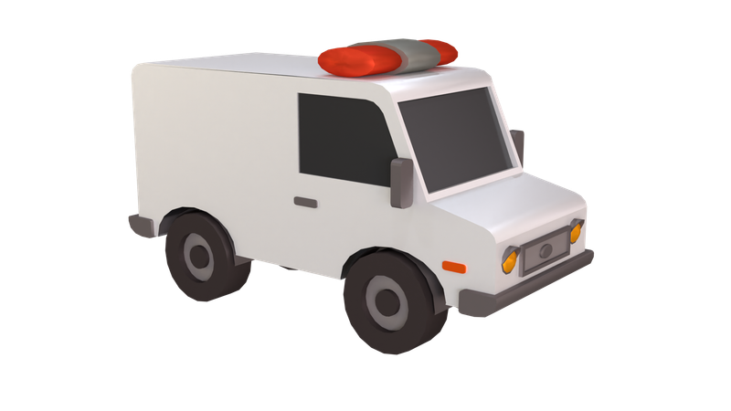 Ambulance  3D Icon
