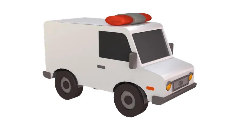 Ambulance  3D Icon