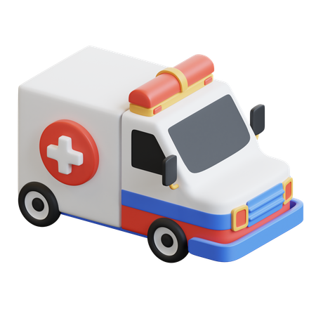 Ambulance  3D Icon