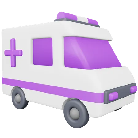 Ambulance  3D Icon