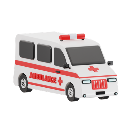 Ambulance  3D Icon