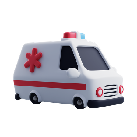 Ambulance  3D Icon