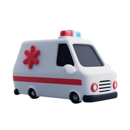 Ambulance  3D Icon