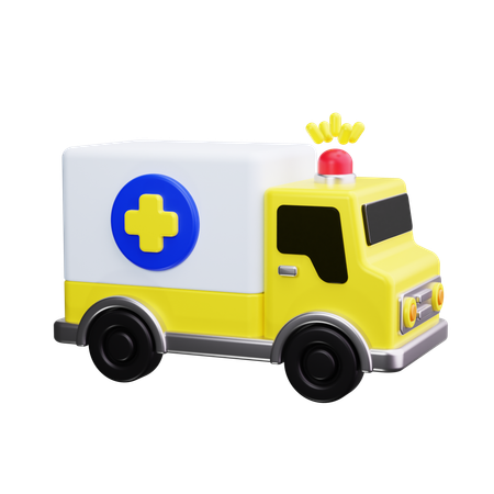 Ambulance  3D Icon