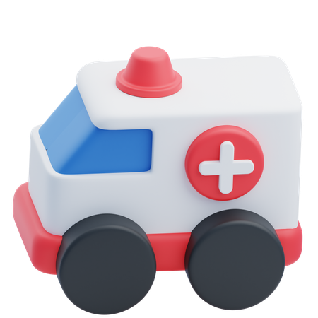 Ambulance  3D Icon