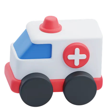 Ambulance  3D Icon