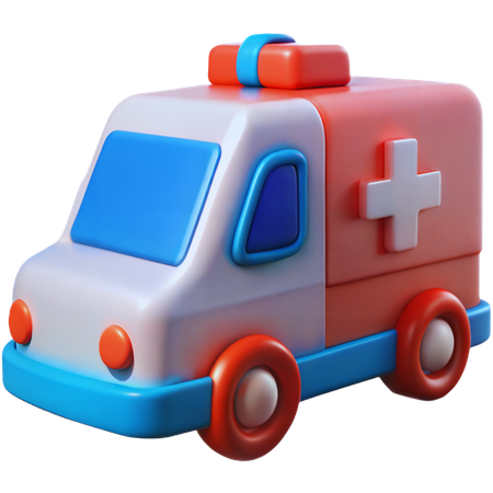 Ambulance  3D Icon