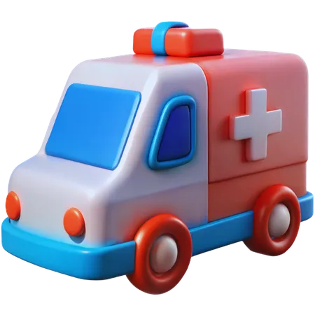 Ambulance  3D Icon