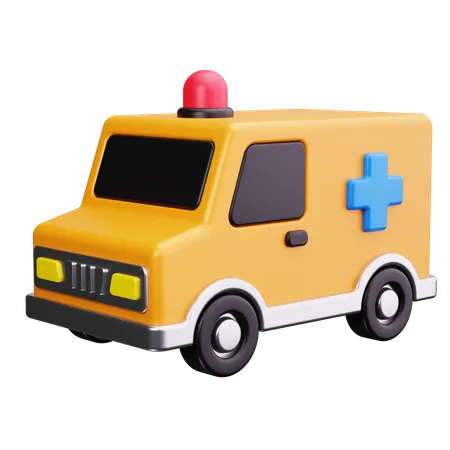 Ambulance  3D Icon