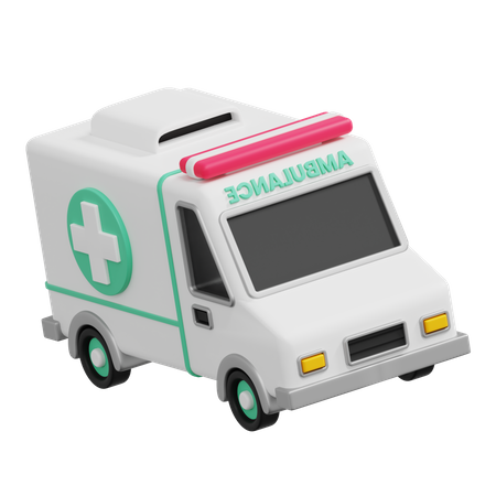 Ambulance  3D Icon