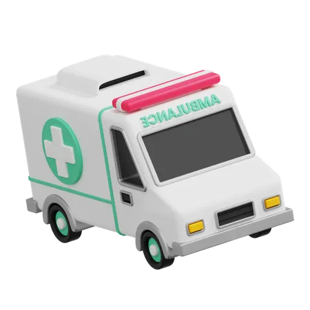 Ambulance  3D Icon