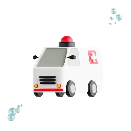 Ambulance  3D Icon