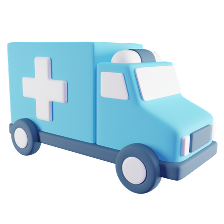 Ambulance  3D Icon