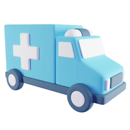 Ambulance  3D Icon