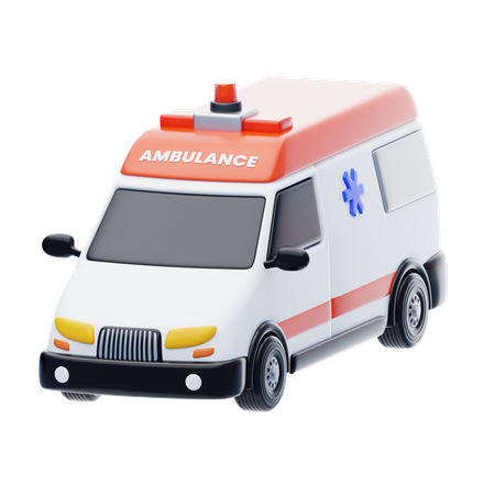 Ambulance  3D Icon