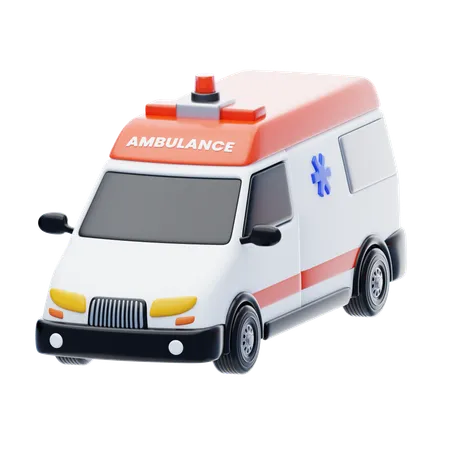 Ambulance  3D Icon