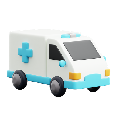 Ambulance  3D Icon