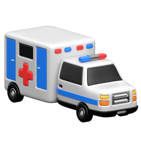 Ambulance  3D Icon