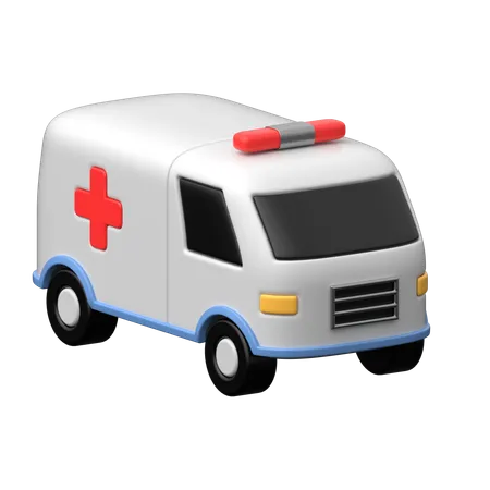 Ambulance  3D Icon