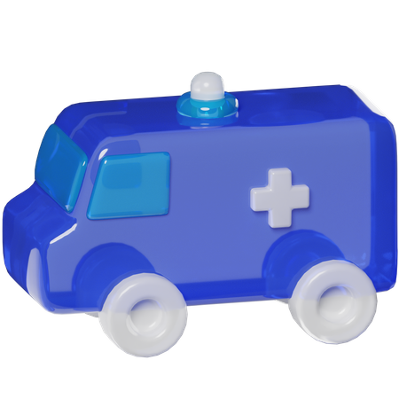 Ambulance  3D Icon