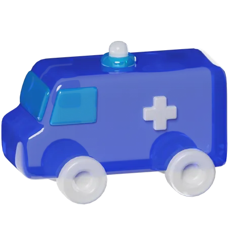 Ambulance  3D Icon