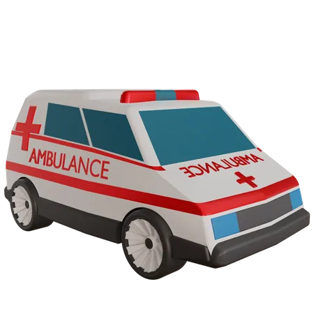 Ambulance  3D Icon