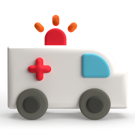 Ambulance  3D Icon