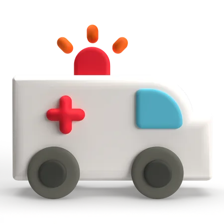 Ambulance  3D Icon