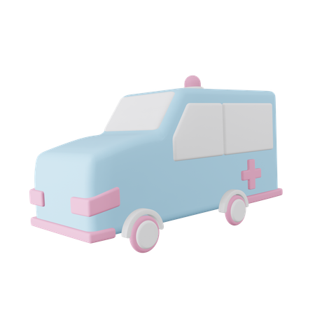 Ambulance  3D Icon