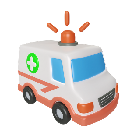 Ambulance  3D Icon