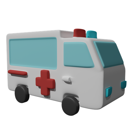 Ambulance  3D Icon