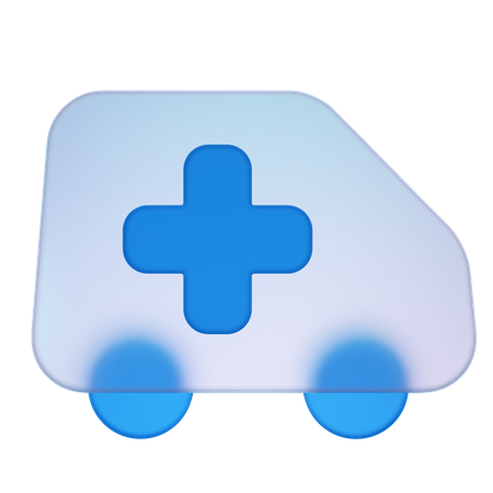 Ambulance  3D Icon