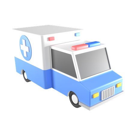 Ambulance  3D Icon