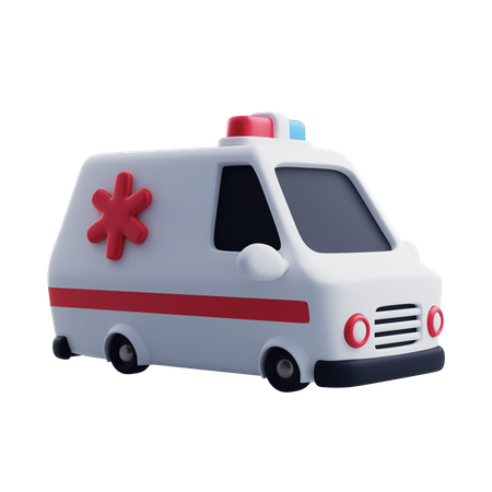 Ambulance  3D Icon