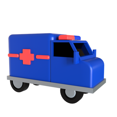 Ambulance  3D Icon