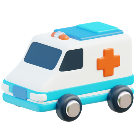 Ambulance  3D Icon