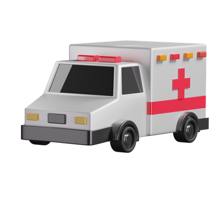 Ambulance  3D Illustration