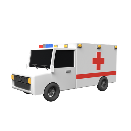 Ambulance  3D Illustration