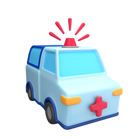 Ambulance  3D Illustration