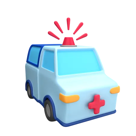 Ambulance  3D Illustration