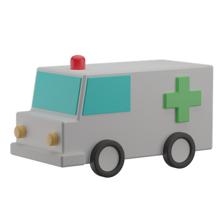 Ambulance  3D Illustration