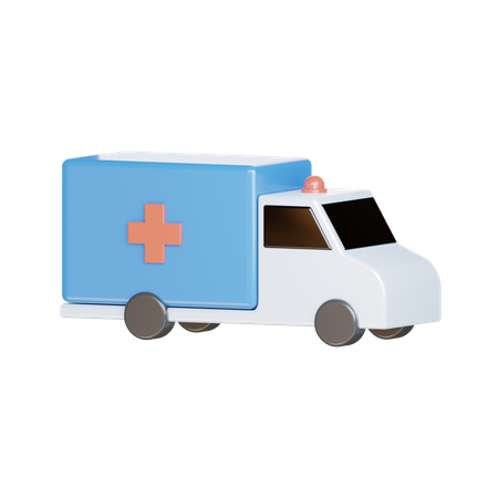 Ambulance  3D Illustration