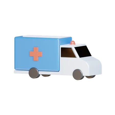 Ambulance  3D Illustration