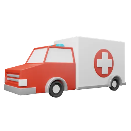 Ambulance  3D Illustration