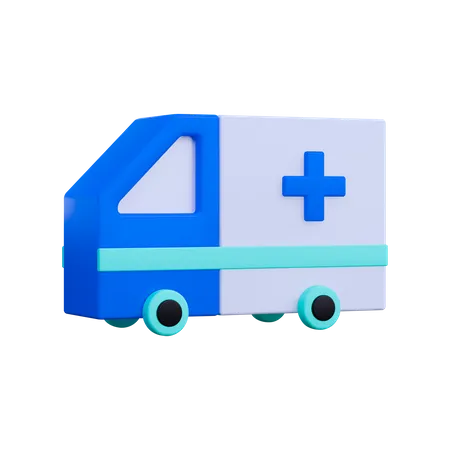 Ambulance  3D Illustration