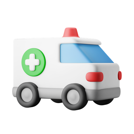 Ambulance  3D Illustration