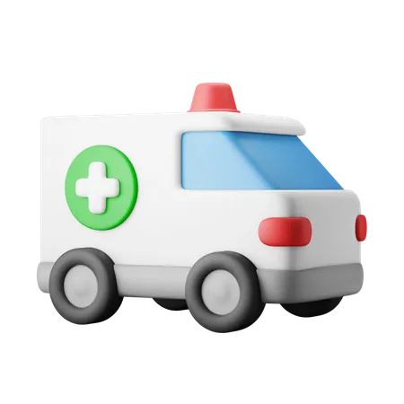 Ambulance  3D Illustration